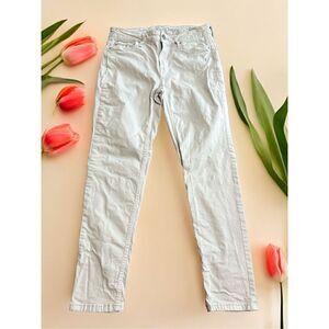 Calvin Klein Jeans Womens 28 Khaki Ankle Skinny  Pants Stretch